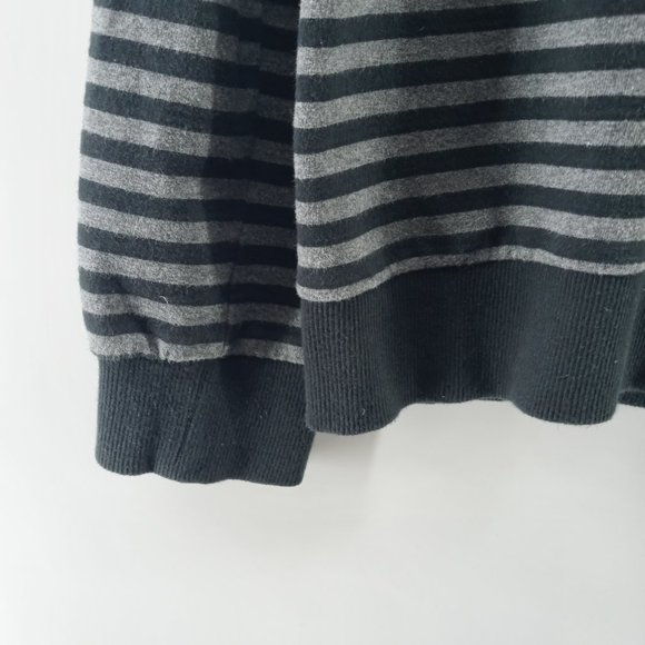 andew gens chic casual stripes sweater size medium - Picture 4 of 9